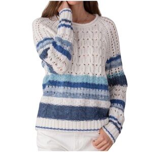 Sundance Blue Striped Sweater